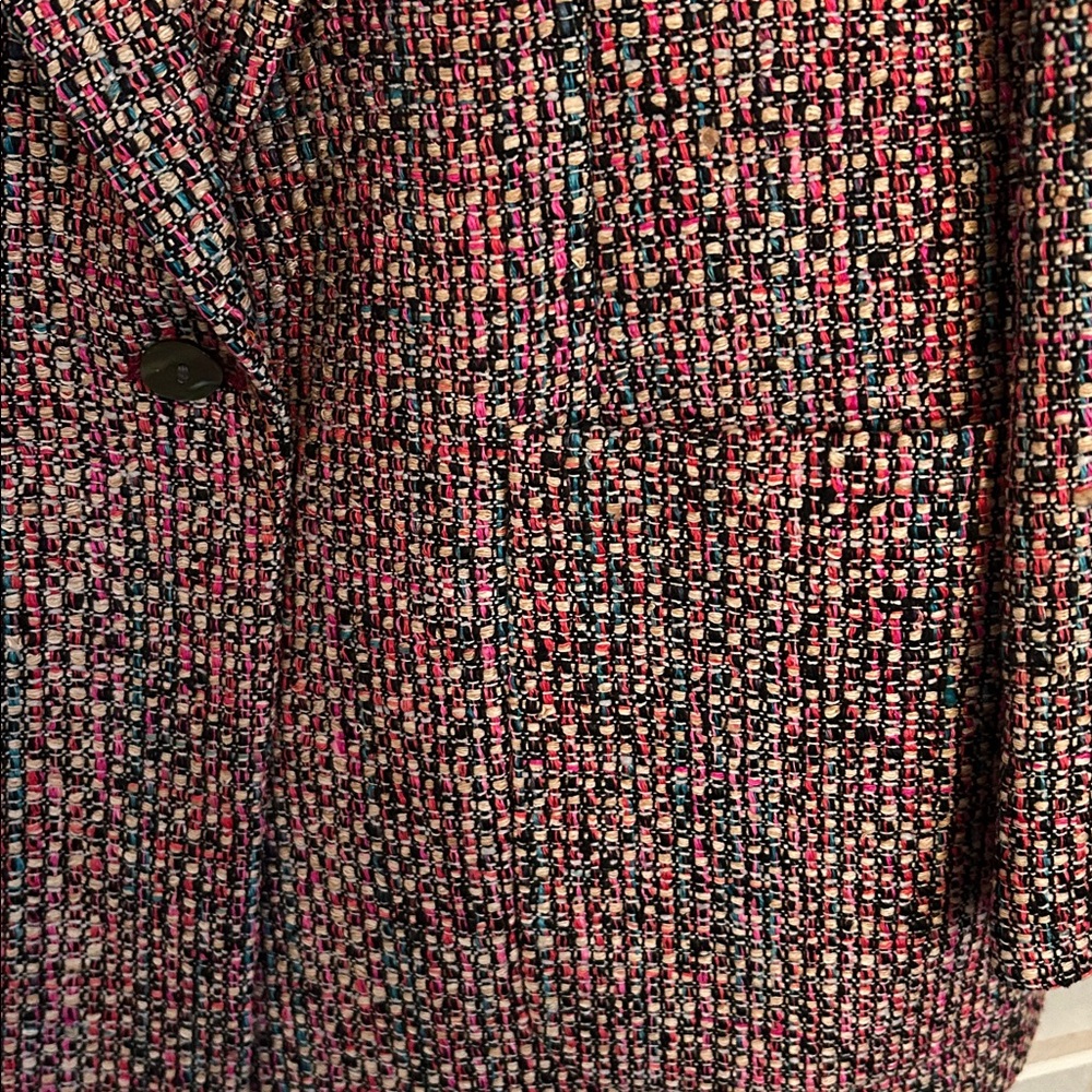 Austin Reed Silk Multi Colored Tweed Blazer - Picture 3 of 6